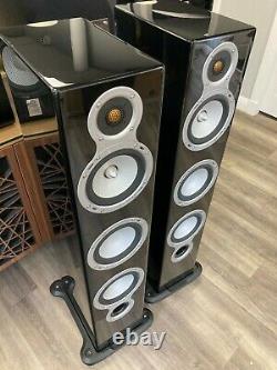 Monitor Audio GS60 Gloss Black Floor standing Hi-Fi Cinema Speakers Boxed