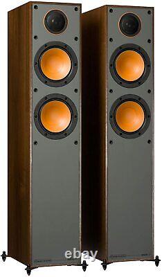 Monitor Audio MONITOR 200 Floor Standing Speakers (Walnut) PAIR Free Delivery