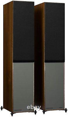 Monitor Audio MONITOR 200 Floor Standing Speakers (Walnut) PAIR Free Delivery