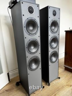 Monitor Audio Monitor 300 Series Floorstanding Speakers Black Pair Hi-Fi