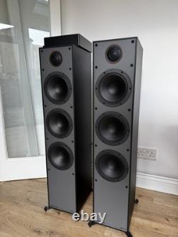 Monitor Audio Monitor 300 Series Floorstanding Speakers Black Pair Hi-Fi