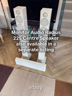 Monitor Audio Radius 270HD Floorstanding Speakers Pair Gloss White