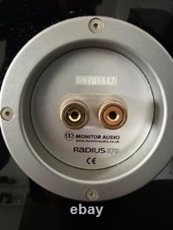 Monitor Audio Radius 270 Floorstanding Speakers Pair Piano Gloss Black