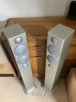 Monitor Audio Radius 270 HD Floor Standing Speakers with matching SUB in silver