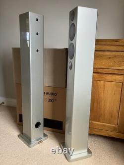 Monitor Audio Radius 270 HD Floor Standing Speakers with matching SUB in silver