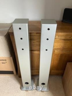 Monitor Audio Radius 270 HD Floor Standing Speakers with matching SUB in silver