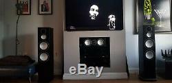 Monitor Audio Silver 10 Black Oak front floor standing speakers