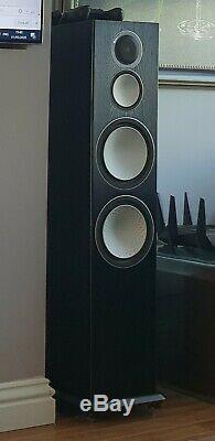 Monitor Audio Silver 10 Black Oak front floor standing speakers