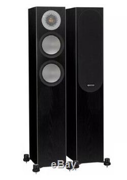 Monitor Audio Silver 200 150W Floorstanding Speakers Per Pair Black Oak