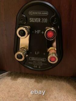 Monitor Audio Silver 200 6G (6th Generation) Floor Standing Speakers Walnut
