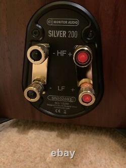 Monitor Audio Silver 200 6G (6th Generation) Floor Standing Speakers Walnut