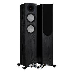 Monitor Audio Silver 200 7G Floorstanding Speakers Black Oak