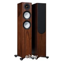 Monitor Audio Silver 200 7G Floorstanding Speakers Natural Walnut