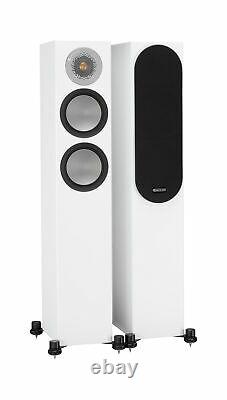 Monitor Audio Silver 200 Floor Standing Speakers Satin White