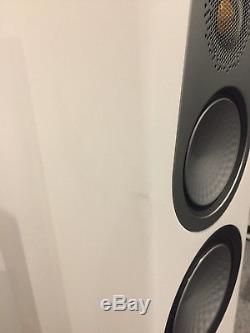 Monitor Audio Silver 300 Floor Standing HiFi Speakers (Pair) Satin White