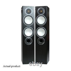 Monitor Audio Silver 6 Speakers Black Pair Floorstanding Towers Boxed