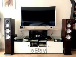 Monitor Audio Silver 8 in Walnut Floor Standing Speakers in Excellent Condition