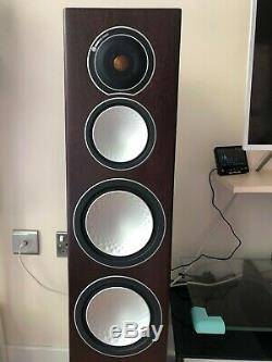 Monitor Audio Silver 8 in Walnut Floor Standing Speakers in Excellent Condition