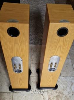 Monitor Audio Silver RS6 Floorstanding Speakers Natural Oak Fully Working
