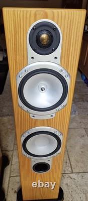 Monitor Audio Silver RS6 Floorstanding Speakers Natural Oak Fully Working