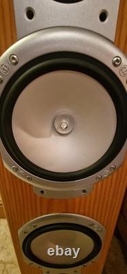 Monitor Audio Silver RS6 Floorstanding Speakers Natural Oak Fully Working