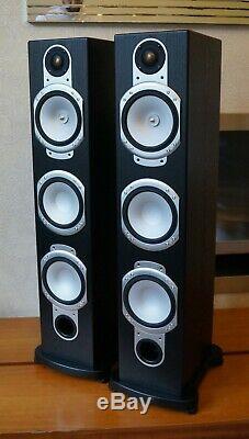 Monitor Audio Silver RS8 Main / Stereo Floorstanding Speakers Black Ash