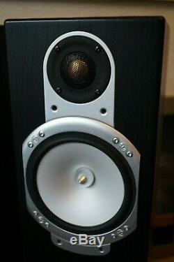 Monitor Audio Silver RS8 Main / Stereo Floorstanding Speakers Black Ash