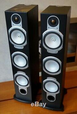 Monitor Audio Silver RS8 Main / Stereo Floorstanding Speakers Black Ash