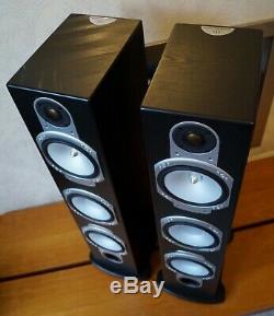 Monitor Audio Silver RS8 Main / Stereo Floorstanding Speakers Black Ash