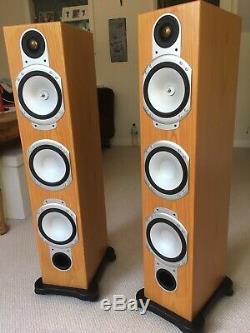 Monitor Audio Silver RS-8 Floorstanding Speakers Oak Veneer Excellent Condition