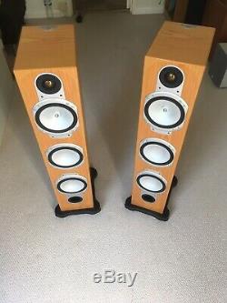 Monitor Audio Silver RS-8 Floorstanding Speakers Oak Veneer Excellent Condition