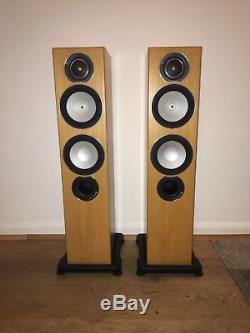 Monitor Audio Silver RX6 Floor Standing Speakers+Pair of RX1 Speaker-Natural Oak