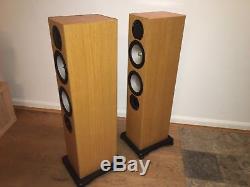 Monitor Audio Silver RX6 Floor Standing Speakers+Pair of RX1 Speaker-Natural Oak