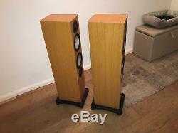 Monitor Audio Silver RX6 Floor Standing Speakers+Pair of RX1 Speaker-Natural Oak