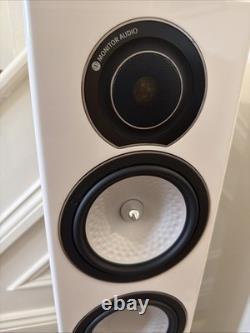 Monitor Audio Silver RX6 Floorstanding Speakers Gloss White Hifi YORK