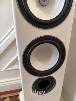 Monitor Audio Silver RX6 Floorstanding Speakers Gloss White Hifi YORK