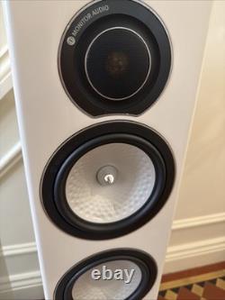 Monitor Audio Silver RX6 Floorstanding Speakers Gloss White Hifi YORK