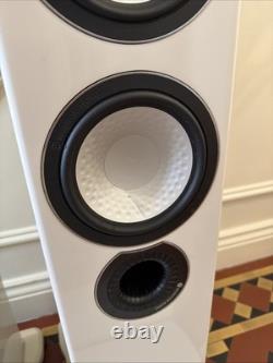 Monitor Audio Silver RX6 Floorstanding Speakers Gloss White Hifi YORK