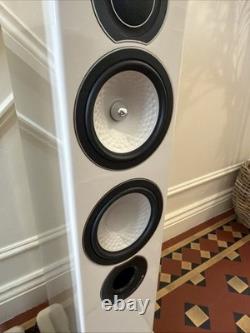 Monitor Audio Silver RX6 Floorstanding Speakers Gloss White Hifi YORK