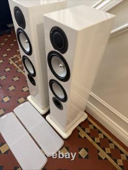 Monitor Audio Silver RX6 Floorstanding Speakers Gloss White Hifi YORK