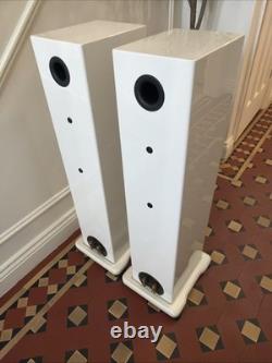 Monitor Audio Silver RX6 Floorstanding Speakers Gloss White Hifi YORK