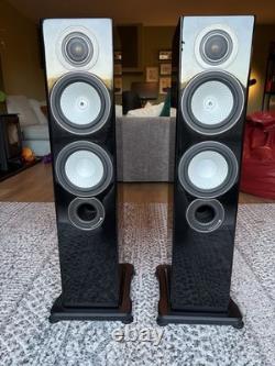 Monitor Audio Silver RX6 Floorstanding Speakers in Piano Black