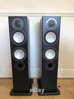 Monitor Audio Silver RX6 HiFi Floor Standing Speakers Black Ash