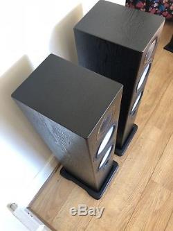 Monitor Audio Silver RX6 HiFi Floor Standing Speakers Black Ash