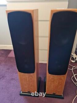 Monitor Audio Silver S6 Floorstanding Speakers X 2 In Natural Wood