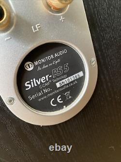 Monitor Audio Speakers Silver RS 5 Black Natural Oak Floorstanding Loudspeakers