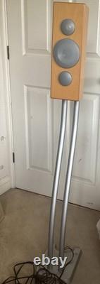 Monitor Audio surround 5 speaker set with matching floor stands mint condition
