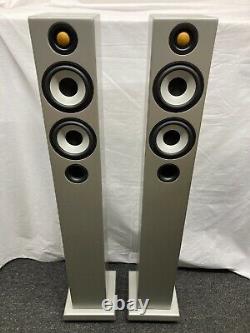 Monitor Radius 270 Floor standing Hi-Fi Cinema Speakers Silver Pair