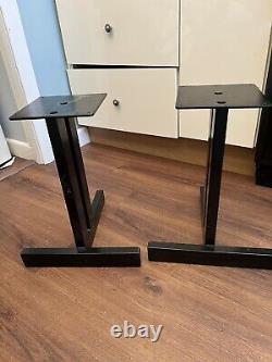 Mordaunt-Short MS45ti speakers With stands & upgraded Monitor Audio top driver