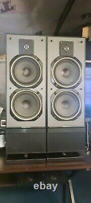 Mordaunt Short MS55TI Series 2 Rare Vintage High End Floor Standing Speakers